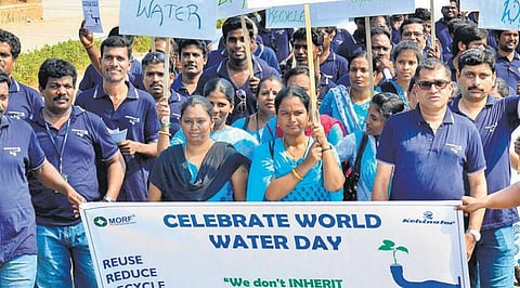 சென்னையில் உலக நீர் நாள் நடைபயணம்