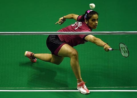 இந்தோனேசிய வீராங்கனையை வீழ்த்தி 2-வது சுற்றில் சாய்னா