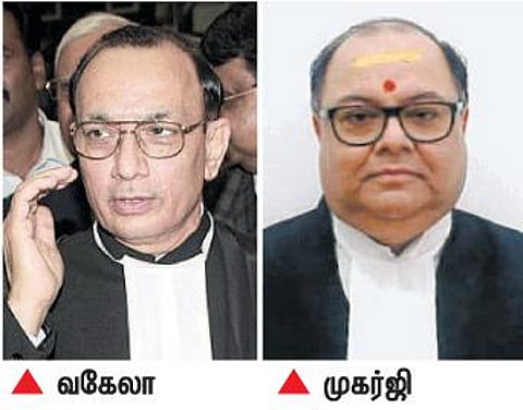 கர்நாடக உயர் நீதிமன்ற தற்காலிக தலைமை நீதிபதியாக முகர்ஜி நியமனம்: நீதிபதி டி.ஹெச்.வகேலா விடைபெற்றார்