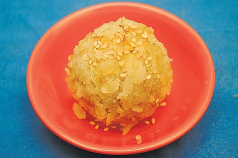 உலர் பழ அவல் உருண்டை