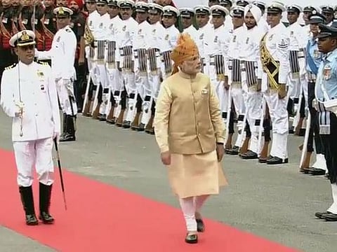 இந்திய வளர்ச்சிக்கு காரணம் கூட்டு முயற்சியே: சுதந்திர தின உரையில் பிரதமர் மோடி பெருமிதம்