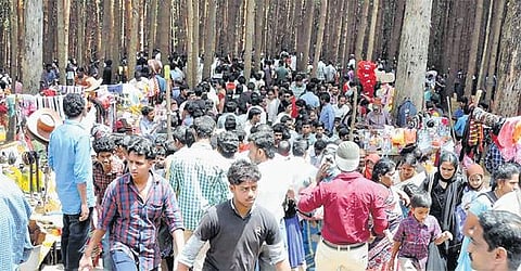 சுதந்திர தின விடுமுறையால் கொடைக்கானலில் நெரிசல்: கோடை சீசனை மிஞ்சிய சுற்றுலாப் பயணிகள் கூட்டம்