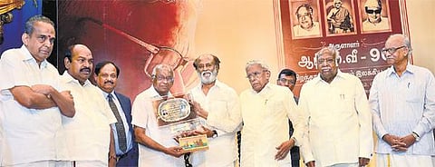 கலங்காத மனம் படைத்தவர் ஆர்.எம்.வீரப்பன்: நடிகர் ரஜினிகாந்த் புகழாரம்