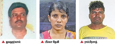 ஓட்டேரியில் பெயின்டிங் ஒப்பந்ததாரர் கொலை: தலையில் கல்லை போட்டு கொன்ற மனைவி, நண்பர் கைது