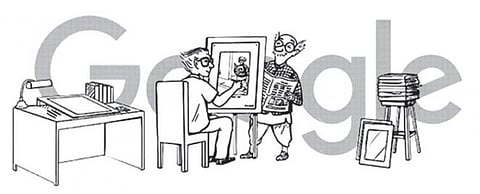 ஆர்.கே.லட்சுமணின் 94-வது பிறந்தநாள்: ‘டூடுள்’ போட்டு கவுரவித்த கூகுள்