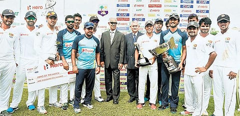 மேற்கிந்தியத் தீவுகளுக்கு எதிரான டெஸ்ட் தொடரை வென்றது இலங்கை