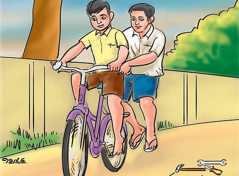 என்னைச் செதுக்கிய மாணவர்கள்: சைக்கிள் வாத்தியார் ஹரி
