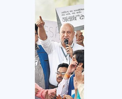 சகிப்புத்தன்மை நிறைந்த நாடுதான் இந்தியா: மோடிக்கு ஆதரவாக நடிகர் அனுபம் கெர் பேரணி