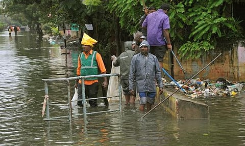 சென்னை, புறநகரில் வெள்ளம் பாதித்த பகுதிகளில் தொற்றுநோய் பரவாமல் தடுக்க ஈ, கொசு ஒழிப்பு பணிகள் தொடக்கம்: பூச்சியியல் நிபுணர்கள் கொண்ட 18 குழு வருகை