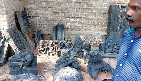 கங்கை கொண்ட வரலாற்றைத் தேடி... 4 - கோலாரம்மா கோயிலில் கல்வெட்டுக் குவியல்