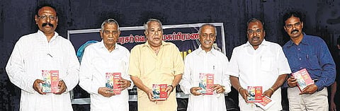 வெளியில் தெரியாமல் தமிழ் தொண்டாற்றுவோரை அங்கீகரிக்கவே ‘சொல்வேட்டை’ நூல் வெளியீடு: நீதிபதி வெ.ராமசுப்பிரமணியன் பெருமிதம்