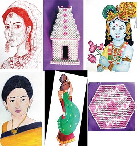 போகிற போக்கில்: தேங்காய் ஓட்டில் மிளிரும் ஓவியங்கள்!