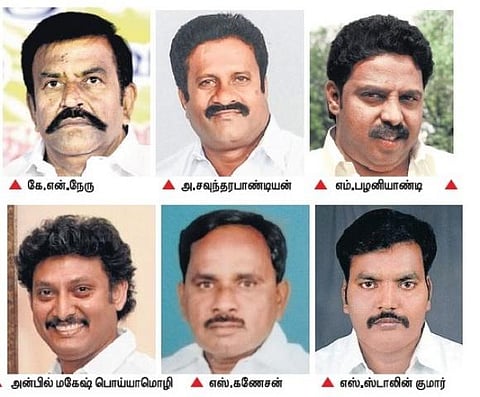 திருச்சி மாவட்டத்தில் 6 தொகுதிகளில் திமுக போட்டி: 4 தொகுதிகளில் புதுமுகங்களுக்கு வாய்ப்பு
