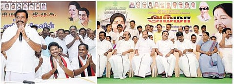 திருச்சி: திமுகவினரின் உற்சாகமும், அதிமுகவினரின் இறுக்கமும்...