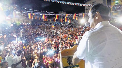 மதுவிலக்கை அமல்படுத்த கருணாநிதி பொய் நாடகம்: அன்புமணி ராமதாஸ் குற்றச்சாட்டு