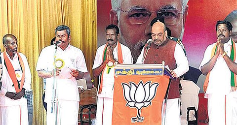 திமுகவும் அதிமுகவும் ஊழல் கட்சிகள்: பாஜக தேசிய தலைவர் அமித்ஷா குற்றச்சாட்டு