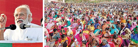 ஊழலில் ஈடுபட்ட தமிழக ஆட்சியாளர்கள்: கன்னியாகுமரியில் பிரதமர் மோடி தாக்கு