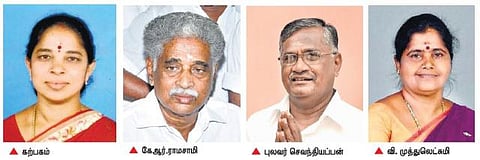 கனிவாகப் பழகும் கற்பகத்தால் கடும் போட்டி: காங்கிரஸ் பாரம்பரியத்துக்கு ‘கை’ கொடுக்குமா காரைக்குடி?