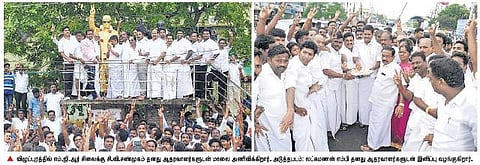விழுப்புரத்தில் தொடரும் அதிமுக கோஷ்டி அரசியல்