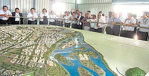 அமராவதியில் ஜப்பான் குழு ஆய்வு