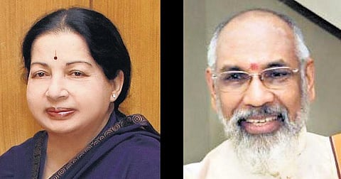 இலங்கை வடக்கு மாகாண முதல்வர் விக்னேஸ்வரனுக்கு ஜெயலலிதா நன்றி: தமிழர்கள் உரிய நீதியைப் பெற நடவடிக்கை