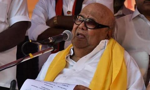 தமிழகத்தை சரிவில் இருந்து மீட்க உழைக்க வேண்டும்: திமுகவினருக்கு கருணாநிதி அழைப்பு