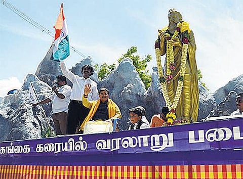 அனைத்து மாநில தலைநகரங்களிலும் வள்ளுவர் சிலை அமைக்க தருண் விஜய் எம்.பி. வலியுறுத்தல்