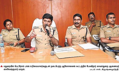 மதுரையில் பெட்ரோல் பங்க், ஹோட்டல், மருத்துவமனைகளில் சிசிடிவி கேமரா பொருத்த போலீஸார் கெடு