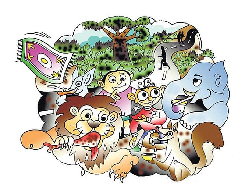 சித்திரக்கதை: கண்ணன் கற்ற பாடம்!