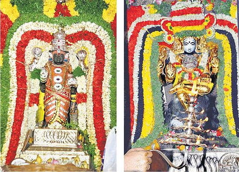 ஆலங்குடி, திட்டையில் குருப் பெயர்ச்சி விழா: ஆயிரக்கணக்கான பக்தர்கள் பங்கேற்பு
