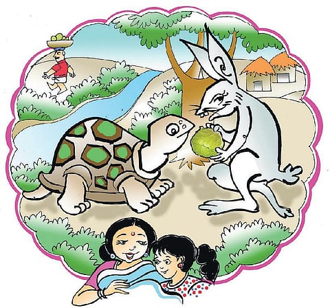 சித்திரக்கதை: அம்மாவுக்கு மகள் சொன்ன கதை