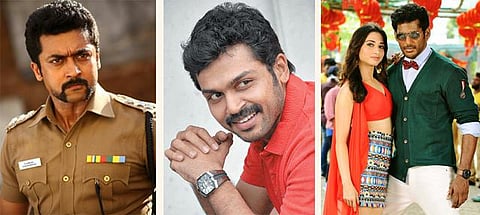 தீபாவளி திரைக்களத்தில் சிங்கம் 3, காஷ்மோரா, கத்தி சண்டை