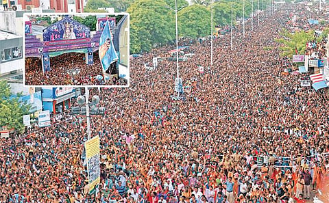 லட்சக்கணக்கான மக்கள் திரண்டனர்: சென்னை பெசன்ட் நகர் மாதா பேராலய பெருவிழா கொடியேற்றத்துடன் தொடக்கம் - கடும் போக்குவரத்து நெருக்கடி