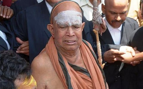 காஞ்சி மடாதிபதி ஜெயேந்திரர் மருத்துவமனையில் அனுமதி