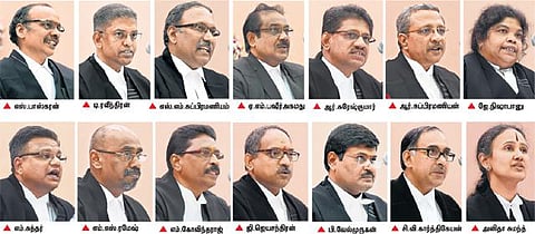 சென்னை உயர் நீதிமன்றத்தில் 15 புதிய நீதிபதிகள் பதவியேற்றனர்: தலைமை நீதிபதி பதவிப்பிரமாணம் செய்து வைத்தார்