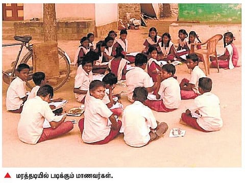 மரத்தடியில் பாடம், திறந்த வெளியில் சமையல்: இம்னாம்பட்டி அரசுப் பள்ளிக்கு கூடுதல் கட்டிடம் கட்டப்படுமா?