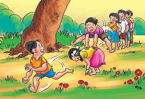 தினுசு தினுசா விளையாட்டு: தாண்டுவோமா பச்சைக் குதிரை?