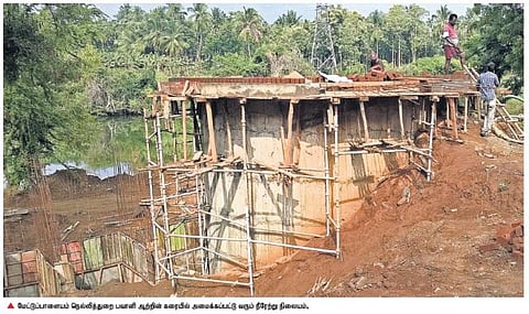 துரித வேகத்தில் தொண்டாமுத்தூர் - பவானி கூட்டுக் குடிநீர்த் திட்டப் பணிகள்