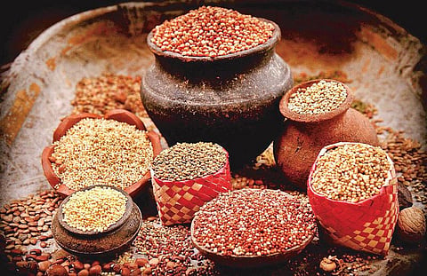 உயிர் வளர்த்தேனே 10: ஒவ்வொரு செல்லிலும் தானியங்களின் பெயர் எழுதியுள்ளது