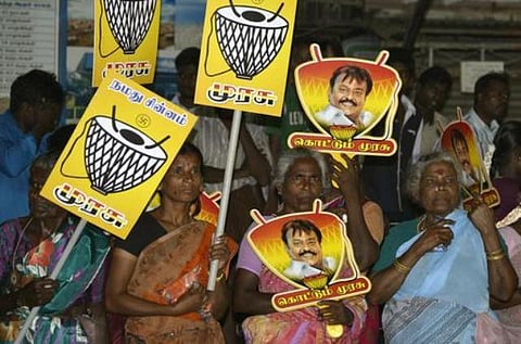 4-வது இடத்துக்கு தள்ளப்பட்ட தேமுதிக: விரக்தியில் மதுரை மாவட்ட தொண்டர்கள்