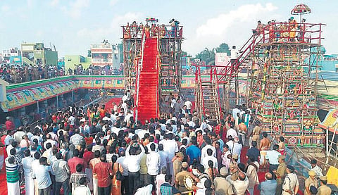 மாங்காடு காமாட்சி அம்மன் கோயில் கும்பாபிஷேக விழா கோலாகலம்: ஏராளமான பக்தர்கள் தரிசனம்