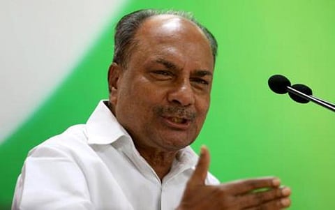 மோடியால் தேசிய பேரிடர் நோக்கி இந்தியா: எ.கே.அந்தோணி