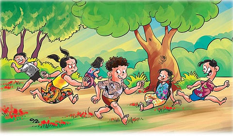 தினுசு தினுசா விளையாட்டு: தொட்டால் தொடரும்