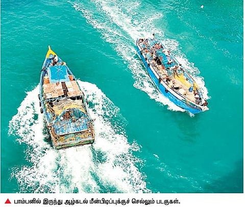 இந்திய இலங்கை மீனவர்கள் பிரச்சினையை தீர்க்க ஆழ்கடல் மீன்பிடிப்பை ஊக்குவிக்க வலியுறுத்தல்
