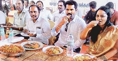 பொதுமக்களுக்கு விழிப்புணர்வு ஏற்படுத்த மீனவர் சங்கம் சார்பில் மீன் உணவு திருவிழா