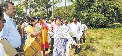 தேசிய ஊரக வேலைத் திட்டப் பணிகள்: காஞ்சிபுரத்தில் மத்தியக் குழு ஆய்வு
