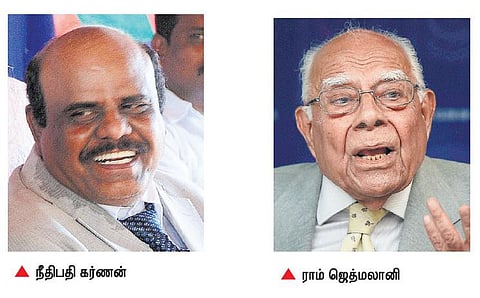 அடக்கத்துடன் மன்னிப்பு கேட்பதே நல்லது - நீதிபதி கர்ணனுக்கு ராம் ஜெத்மலானி கடிதம்