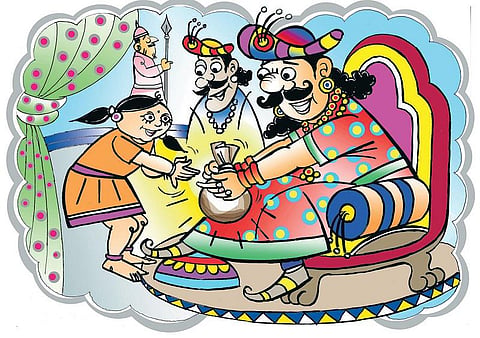 சித்திரக்கதை: மன்னர் மனதை மாற்றிய புதிர்!