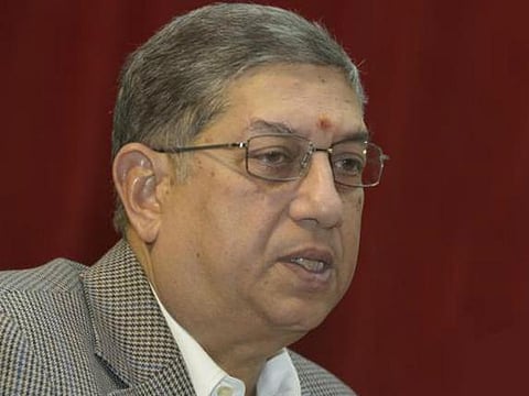 ஐசிசி கூட்டத்தில் பங்கேற்க என்.சீனிவாசனுக்கு அனுமதி மறுப்பு