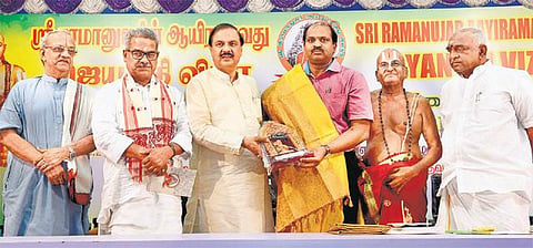 ஏற்றத்தாழ்வு அற்ற சமூகத்தை படைக்க பாடுபட்டவர் ஸ்ரீராமானுஜர்: மத்திய சுற்றுலாத் துறை அமைச்சர் புகழாரம்